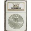 Image 1 : 1996 $1 Silver Eagle MS70 NGC. NGC Census: (0/0).