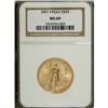 Image 1 : 2001 G$25 Half-Ounce Gold Eagle MS69 NGC. NGC Cens