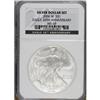 Image 1 : 2006-W $1 20th Anniversary Silver Eagle MS69 NGC. NGC