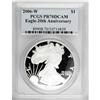 Image 1 : 2006-W $1 20th Ann. PR70 Deep Cameo PCGS. PCGS Pop