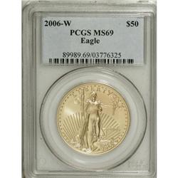 2006-W $50 Gold Eagle MS69 PCGS. PCGS Population (