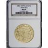 Image 1 : 2006 $50 Buffalo One-Ounce Gold MS69 NGC. NGC Census: