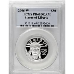 2006-W $50 Half-Ounce PR69 Deep Cameo PCGS. PCGS Popul