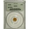Image 1 : 1875 25C Indian Round 25 Cents, BG-878, R.3, MS65 PC