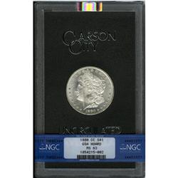 1880-CC $1 MS63 NGC. NGC Census: (1001/3160). PCGS Pop