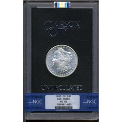 1882-CC $1 MS65 NGC. NGC Census: (2155/464).