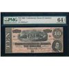 Image 1 : 1864 $10 T-68 Confederate PMG 64EPQ