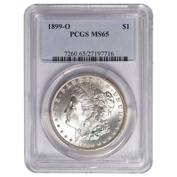 1899-O $1 Morgan Silver Dollar PCGS MS65