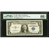 Image 1 : 1957 $1 STAR Silver Certificate PMG 66EPQ