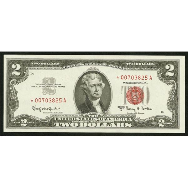 1963A $2 STAR Legal Tender Note