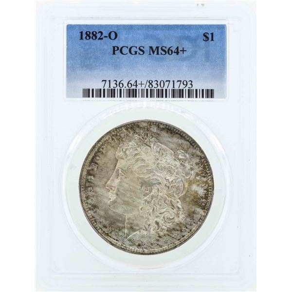 1882-O $1 Morgan Silver Dollar Coin PCGS MS64+