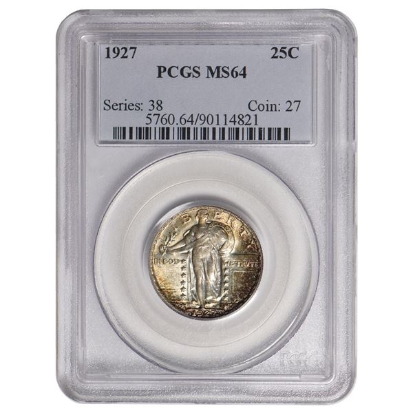 1927 Standing Liberty Quarter PCGS MS64