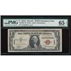 Image 1 : 1935A $1 Hawaii Silver Certificate PMG 65EPQ