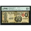 Image 1 : $1 Moniteau Bank of California MO PMG 15NET