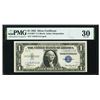 Image 1 : 1935 $1 STAR Silver Certificate PMG 30