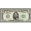 Image 1 : 1934C $5 Chicago Federal Reserve Note