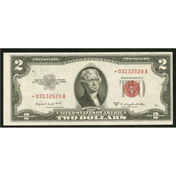 1953B $2 STAR Legal Tender Note