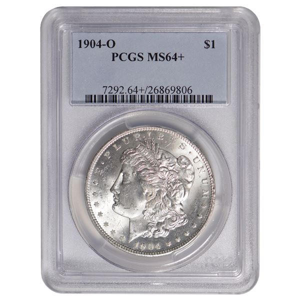 1904-O $1 Morgan Silver Dollar PCGS MS64+