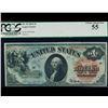 Image 1 : 1869 $1 Rainbow Legal Tender Note PCGS 55