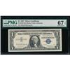 Image 1 : 1957 $1 Silver Certificate PMG 67EPQ