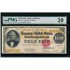 Image 1 : 1922 $100 Gold Certificate PMG 30