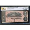 Image 1 : 1864 $5 T-69 Confederate PCGS 63PPQ