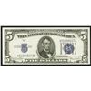 Image 1 : 1934D $5 Narrow Silver Certificate