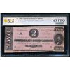 Image 1 : 1862 $2 T-54 Confederate PCGS 63PPQ