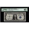 Image 1 : 1935A $1 STAR Silver Certificate PMG 65EPQ