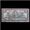 Image 2 : 1937 $1 Bank Of Canada Bank Note xf