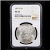 Image 2 : NGC 1901-o Morgan Dollar $1 Graded ms65 By NGC