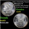 Image 1 : 1882-s Colorfully Toned Morgan Dollar $1 Grades GEM Unc