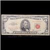 Image 2 : 1963 $5 Red seal United States Note vf+