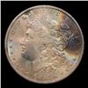 Image 2 : NGC 1887-p Rainbow Toned Morgan Dollar $1 Graded ms64 By NGC