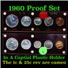 Image 1 : 1960 Proof Set in Capital Plastic Holder