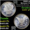 Image 1 : 1881-o Morgan Dollar $1 Grades Select Unc+ PL
