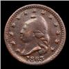 Image 2 : 1863 Liberty Cap F-23-306a Civil War Token 1c Grades f details