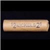 Image 5 : Buffalo Nickel Shotgun Roll in Old Bank Style 'Automat Horn & Hardart' Wrapper 1923 & d Mint Ends Gr