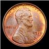 Image 2 : 1910-p Mint Error  Lincoln Cent 1c Grades Gem+ Unc RB