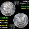 Image 1 : 1881-s Morgan Dollar $1 Grades Choice Unc+ PL