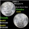 Image 1 : 1891-s Morgan Dollar $1 Grades Select Unc