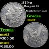 Image 1 : 1879-o Morgan Dollar $1 Grades Select Unc