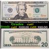 Image 1 : **Star Note** 2009 $20 Green Seal Federal Reserve Note Grades Gem++ CU