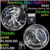 Image 1 : Proof ***Auction Highlight*** 1941 Walking Liberty Half Dollar 50c Graded GEM+ Proof By USCG (fc)