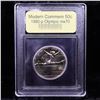 Image 2 : 1992-p Olympics Modern Commem Half Dollar 50c Graded ms70, Perfection By USCG