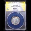 Image 2 : Proof ANACS 1895 Barber Quarter 25c Graded pr60 By ANACS