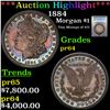 Image 1 : Proof ***Auction Highlight*** PCGS 1884 Morgan Dollar $1 Graded pr64 By PCGS (fc)