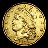 Image 2 : *HIGHLIGHT OF ENTIRE AUCTION* 1833 Large Date BD-1 Gold Capped Bust Half Eagle $5 Graded ms63 detail