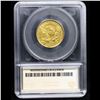 Image 5 : *HIGHLIGHT OF ENTIRE AUCTION* 1833 Large Date BD-1 Gold Capped Bust Half Eagle $5 Graded ms63 detail