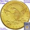 Image 7 : *HIGHLIGHT OF ENTIRE AUCTION* 1833 Large Date BD-1 Gold Capped Bust Half Eagle $5 Graded ms63 detail